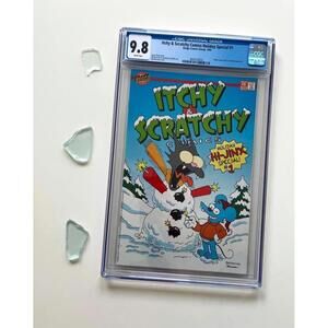 Itchy & Scratchy Comics Holiday Special #1 CGC 9.8 (1994) Graded Comic Simpsons